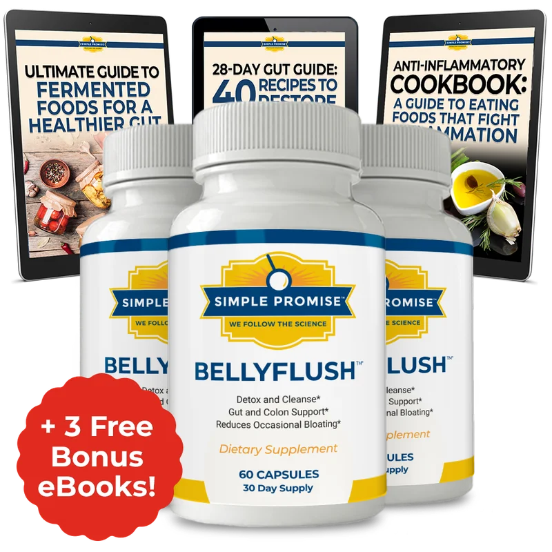 BellyFlush Weight Management Supplement Bottle (3 Bottle / 90 Day Pack)